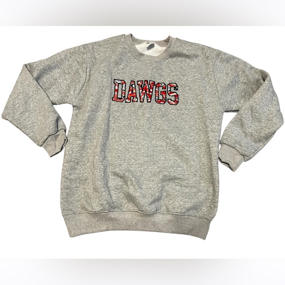 Georgia Bulldogs Embroidered Crewneck Sweatshirt - Picture 1 of 11